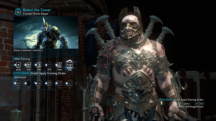 Middle-earth: Shadow of Mordor, Nemesis System