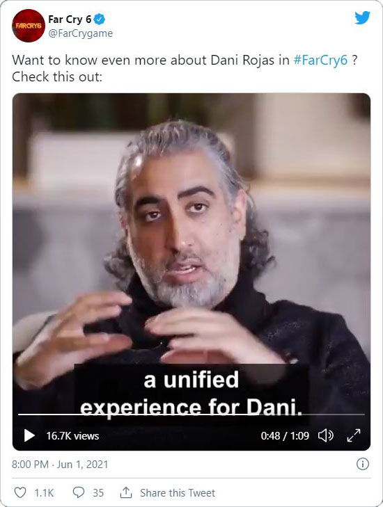 Navid Khavari, Far Cry 6 Narrative Director