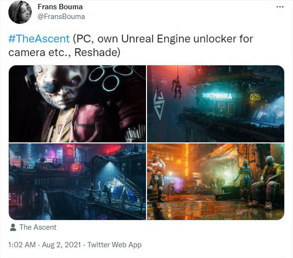 Mod, Universal Unreal Unlocker, UUU, Unreal Engine 4, Frans Bouma, Photo Mode