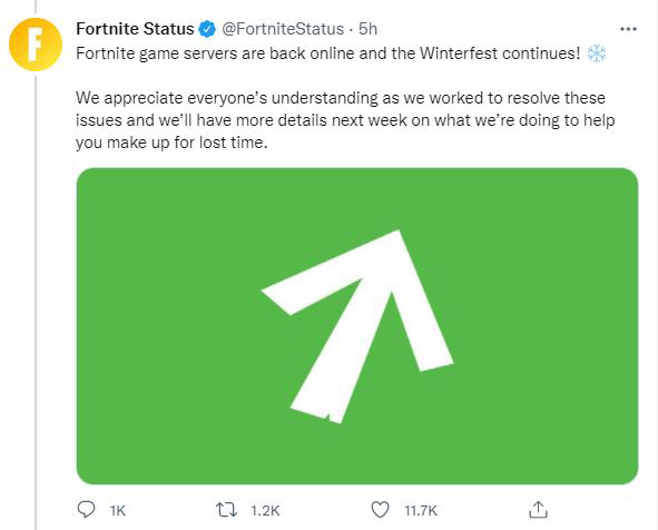 Fortnite Server Offline, Fortnite Status Twitter