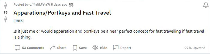 Hogwarts Legacy, Fast Travel