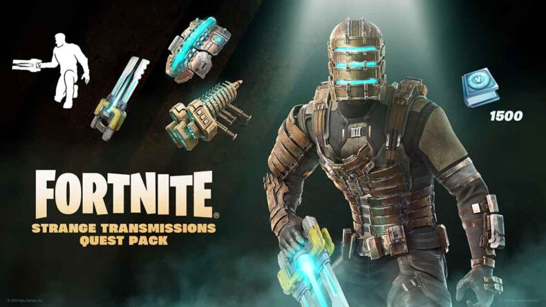 Fortnite, Isaac Clarke, Strange Transmissions Quest Pack, Gaming Legends Series