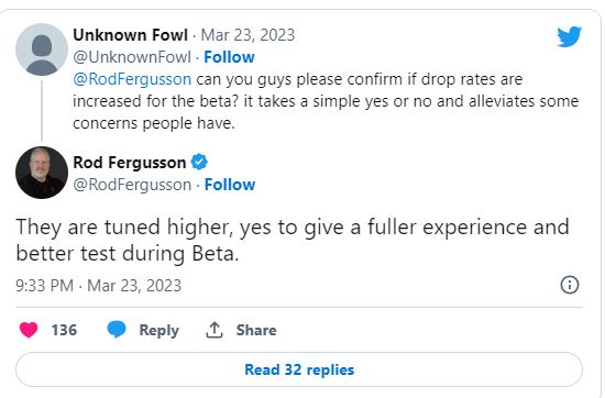 Diablo 4 Beta Test, Drop Rates, Rod Fergusson
