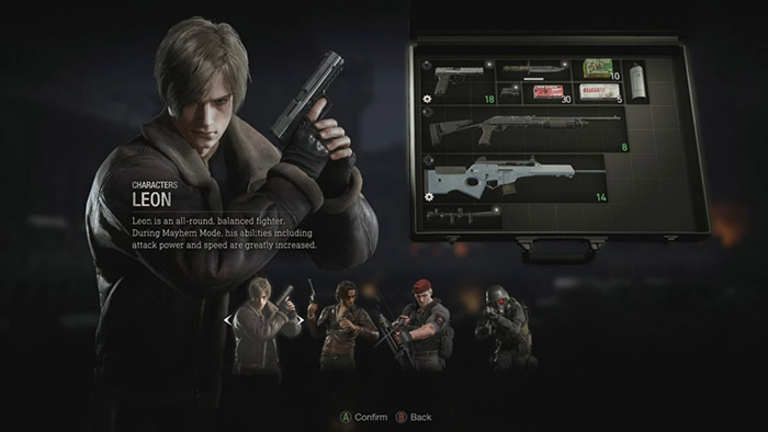 Resident Evil 4 Remake, The Mercenaries, Ada Wong, Albert Wesker
